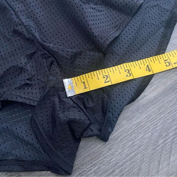 Alphalete Margo Mesh Shorts Black Small NEW Gym Workout - Picture 11 of 13